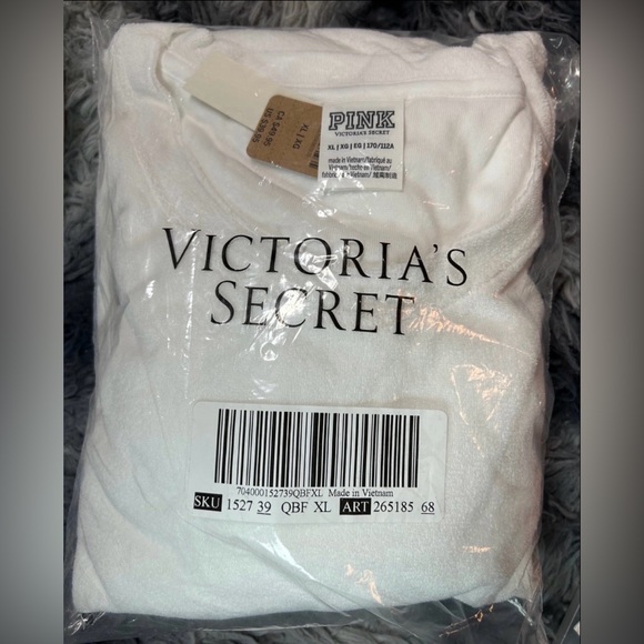 Victoria's Secret Pink Beach Terry Ruched Side Dress and Slides - Picture 2 of 11